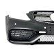 Προφυλακτήρας εμπρός για Mercedes C-class W205 (2014+) - AMG look - με diffuser και μπούκες