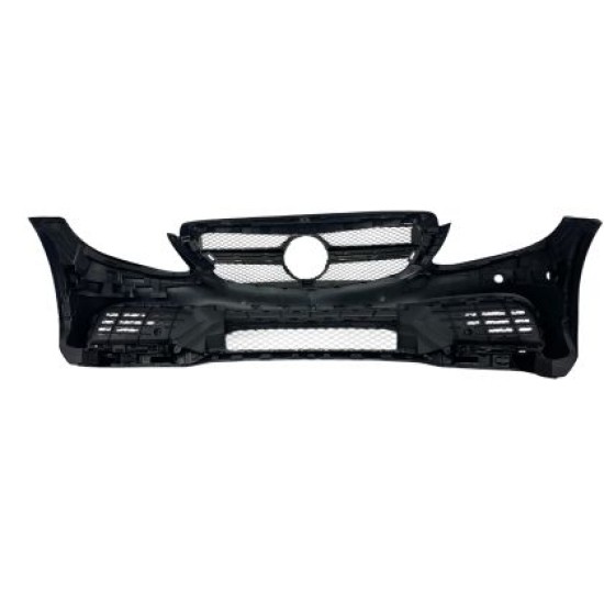 Προφυλακτήρας εμπρός για Mercedes C-class W205 (2014+) - AMG look - με diffuser και μπούκες