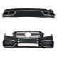 Προφυλακτήρας εμπρός για Mercedes C-class W205 (2014+) - AMG look - με diffuser και μπούκες