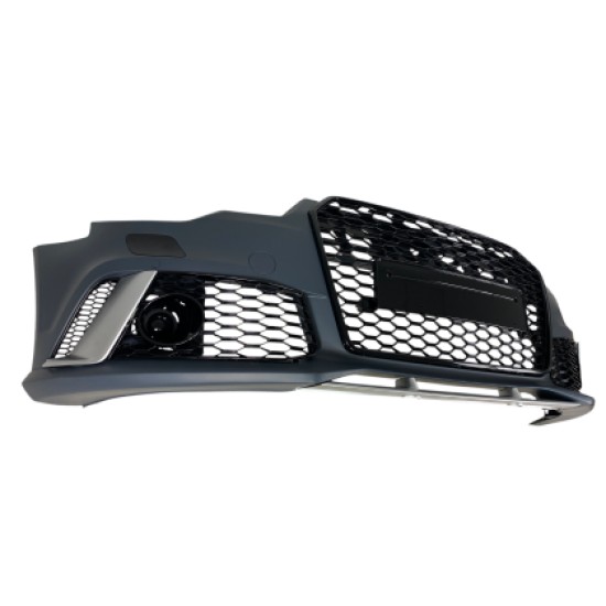 Προφυλακτήρας εμπρός για Audi A6 (2011-2014) - RS6 Design με ανοίγματα για parktronic  και πιτσιλίθρες