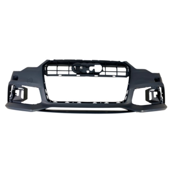 Προφυλακτήρας εμπρός για Audi A6 (2011-2014) - RS6 Design με ανοίγματα για parktronic  και πιτσιλίθρες