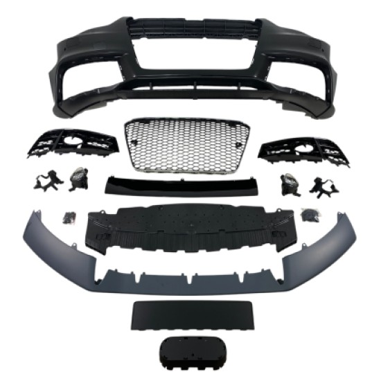 Προφυλακτήρας εμπρός για Audi A5 (2011-2015) - RS5 Design με γρίλια χρωμίου,προβολάκια και ανοίγματα για parktronic
