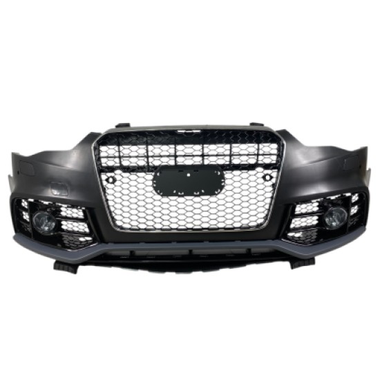Προφυλακτήρας εμπρός για Audi A5 (2011-2015) - RS5 Design με γρίλια χρωμίου,προβολάκια και ανοίγματα για parktronic
