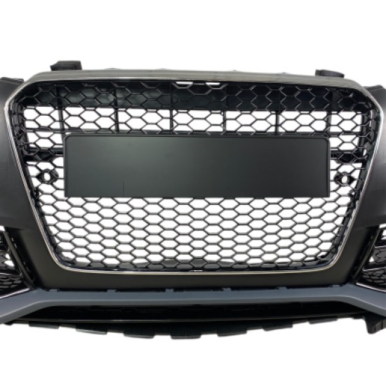 Προφυλακτήρας εμπρός για Audi A5 (2011-2015) - RS5 Design με γρίλια χρωμίου,προβολάκια και ανοίγματα για parktronic