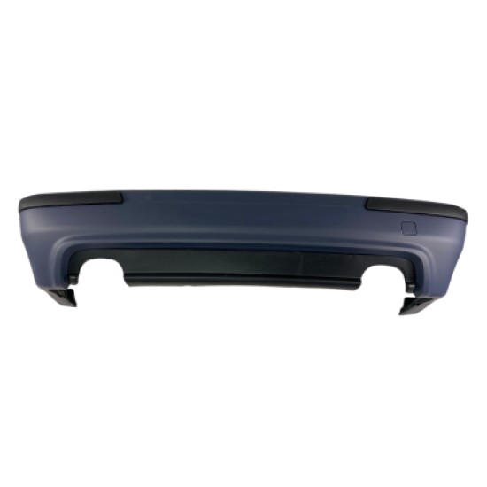 Πίσω προφυλακτήρας για BMW E39 sedan με διπλό diffuser - M5 design χωρίς ανοίγματα για parktronic