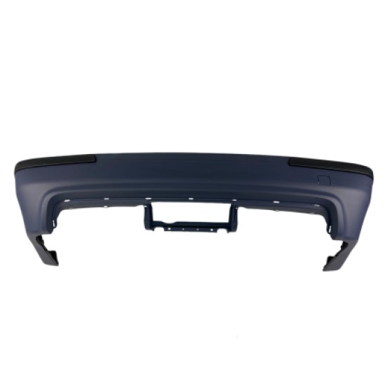 Πίσω προφυλακτήρας για BMW E39 sedan με διπλό diffuser - M5 design χωρίς ανοίγματα για parktronic