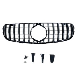 Μάσκα για Mercedes GLC X253 (2016-2019) chrome/black - GT Μάσκα για Mercedes GLC X253 (2016-2019) chrome/black - GT