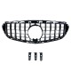 Μάσκα για Mercedes W212 E-class (2014-2015) chrome/black - GT
