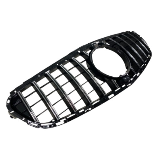 Μάσκα για Mercedes W212 E-class (2014-2015) chrome/black - GT