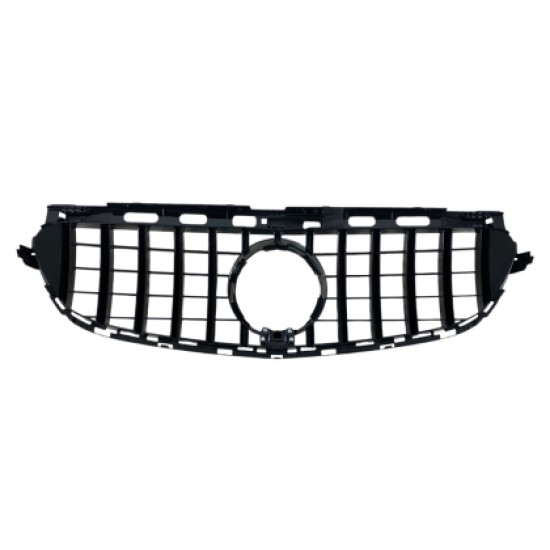 Μάσκα για Mercedes W212 E-class (2014-2015) chrome/black - GT