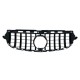 Μάσκα για Mercedes W212 E-class (2014-2015) chrome/black - GT