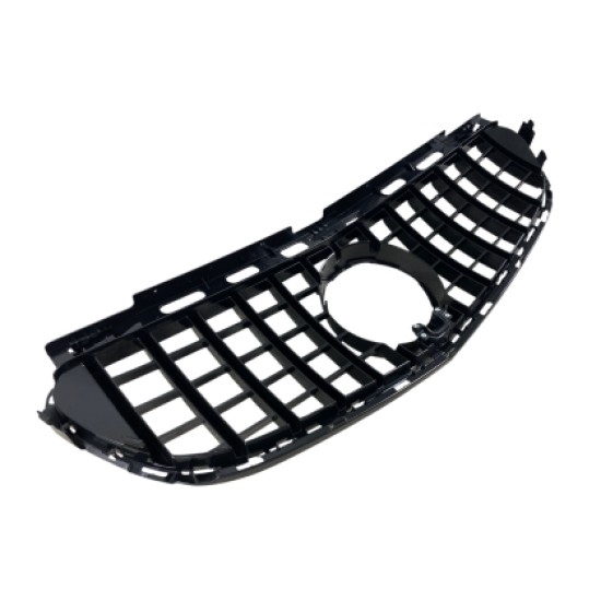 Μάσκα για Mercedes W212 E-class (2014-2015) chrome/black - GT