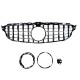 Μάσκα για Mercedes W205 C-class (2014-2021) chrome/black - GT