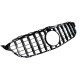 Μάσκα για Mercedes W205 C-class (2014-2021) chrome/black - GT