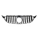Μάσκα για Mercedes W205 C-class (2014-2021) chrome/black - GT