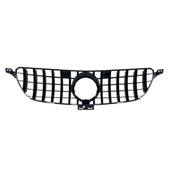 Μάσκα για Mercedes GLE W166 SUV / C292 coupe (2015-2019) chrome/black - GT