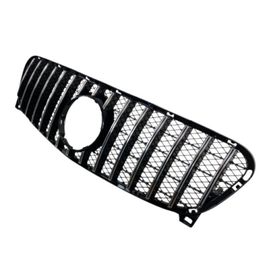 Μάσκα για Mercedes GLA X156 (2013-2018) chrome/black - GT