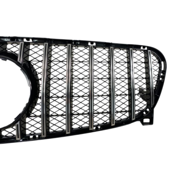 Μάσκα για Mercedes GLA X156 (2013-2018) chrome/black - GT