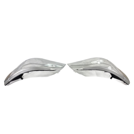 Κρύσταλλα φαναριών για BMW E60 (2005-2011) με led - σετ 2τμχ.