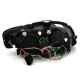 Φανάρια εμπρός led Lightbar Design για Audi A4 B7 (2004-2008) - μαύρα , με λάμπες (H7/Η1) - σετ 2τμχ.