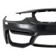 Προφυλακτήρας εμπρός για BMW F30 (2011+) - M3 με lip - χωρίς ανοίγματα για parktronic