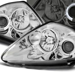 Φανάρια εμπρός angel eyes για Mitsubishi Eclipse (2000-2005) - chrome , με λάμπες (Η1) - σετ 2τμχ. Φανάρια εμπρός angel eyes για Mitsubishi Eclipse (2000-2005) - chrome , με λάμπες (Η1) - σετ 2τμχ.