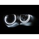 Δαχτυλίδια angel eyes για BMW E46 coupe (1998-2003) / BMW E46 Sedan, Combi (1998-2005) - Λευκό χρώμα