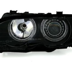 Φανάρια εμπρός angel eyes για BMW E46 coupe και cabrio (1999-2003) , χωρίς λάμπες (Η7) - σετ 2τμχ.