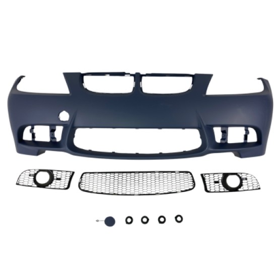 Προφυλακτήρας εμπρός για BMW E90 (2005-2008) - M3 design με άνοιγμα για προβολάκια, χωρίς parktronic