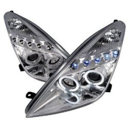 Φανάρια εμπρός angel eyes για Toyota Celica T230 (1999-2005) - chrome , με λάμπες (Η1) - σετ 2τμχ. Φανάρια εμπρός angel eyes για Toyota Celica T230 (1999-2005) - chrome , με λάμπες (Η1) - σετ 2τμχ.
