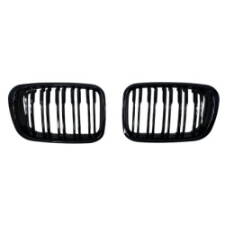 Μάσκα για BMW E46 (1998-2001) sedan - διπλές γυαλιστερές - 2τμχ.