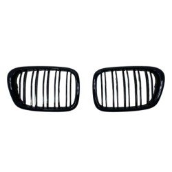 Μάσκα για BMW E39 (1995-2003) - διπλές γυαλιστερές - 2τμχ.
