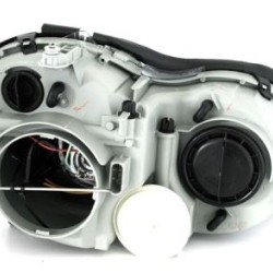 Φανάρια εμπρός angel eyes για Mercedes CLK W209 / C209 (2003-2009) , χωρίς λάμπες (Η7) - σετ 2τμχ.