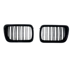 Μάσκα για BMW E36 (1995-1999) - διπλές γυαλιστερές - 2τμχ.