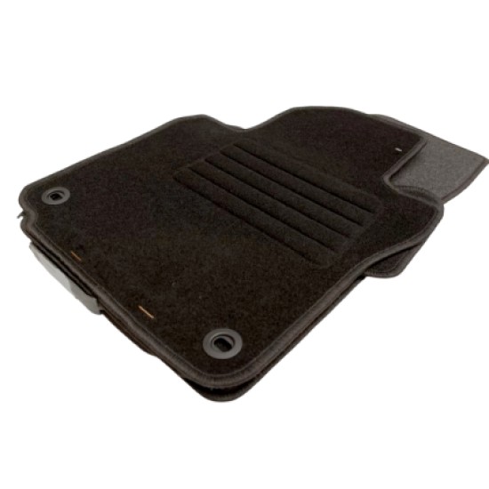 Πατάκια μοκέτα για Vw Golf 5 / 6 / Jetta (2005-2011) με οβάλ κουμπώματα - 4τμχ.