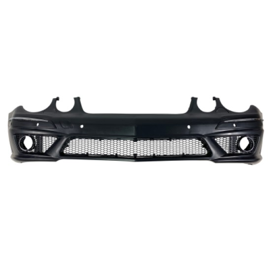 Προφυλακτήρας εμπρός για Mercedes W211 E-Class (2006-2009) - AMG Design με ανοίγματα για parktronic