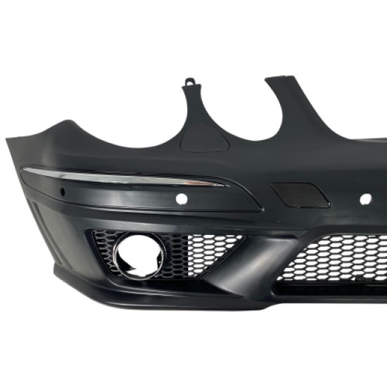 Προφυλακτήρας εμπρός για Mercedes W211 E-Class (2006-2009) - AMG Design με ανοίγματα για parktronic