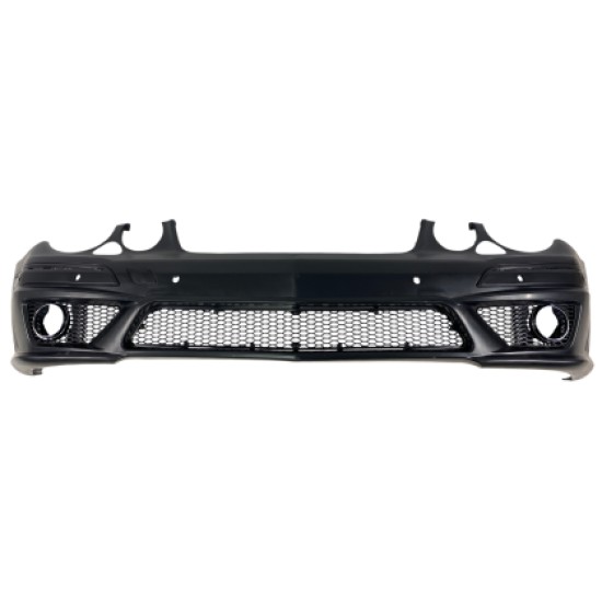 Προφυλακτήρας εμπρός για Mercedes W211 E-Class (2006-2009) - AMG Design με ανοίγματα για parktronic