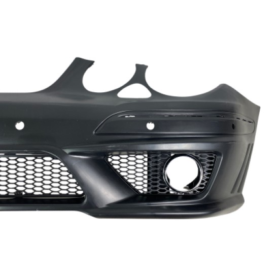 Προφυλακτήρας εμπρός για Mercedes W211 E-Class (2006-2009) - AMG Design με ανοίγματα για parktronic