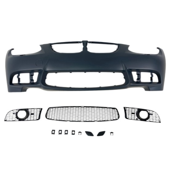 Προφυλακτήρας εμπρός για BMW E92 (2006-2009) M3 design με ανοίγματα πιτσιλίθρες, χωρίς parktronic