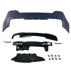 Πίσω προφυλακτήρας για BMW F10 - M pack design με ή χωρίς ανοίγματα για parktronic Πίσω προφυλακτήρας για BMW F10 - M pack design με ή χωρίς ανοίγματα για parktronic