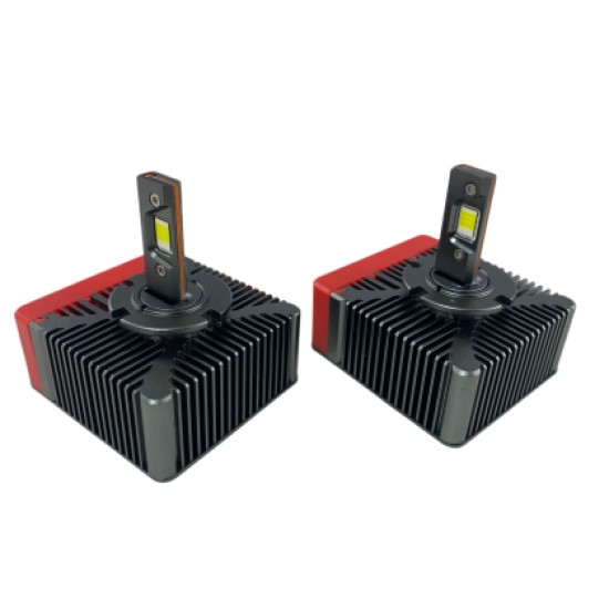 Led λάμπες D5S 20000 lumen , 40 Watt - CANBUS 6000K - 300% πιό έντονη φωτεινότητα 2τμχ.