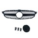 Μάσκα για Mercedes  C-Class  W205 (2014+) - AMG look μαύρη