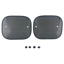 Κουρτινάκια αυτοκινήτου για πίσω πλαϊνά παράθυρα - 44x36 cm - σετ 2 τμχ.