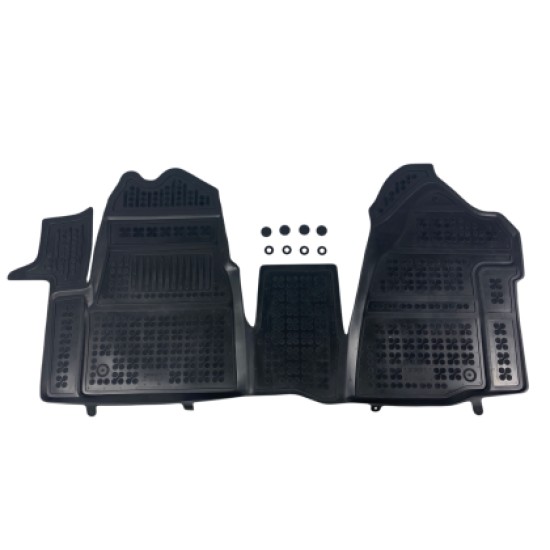 Λαστιχένια πατάκια Rezaw Plast για Renault Master (2024+) front with an extra material on the driver side, version 3 passenger τύπου σκαφάκι - 1τμχ.