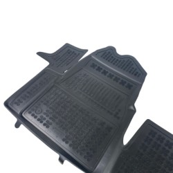 Λαστιχένια πατάκια Rezaw Plast για Renault Master (2024+) front with an extra material on the driver side, version 3 passenger τύπου σκαφάκι - 1τμχ.