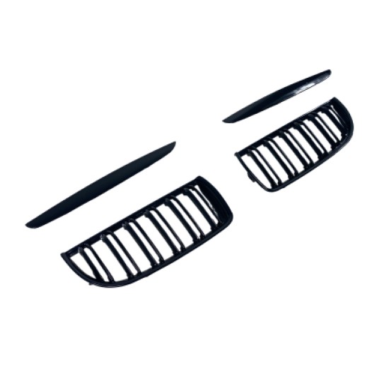 Μάσκα για BMW E90 (2005-2008) - διπλές γυαλιστερές - 2τμχ.