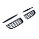 Μάσκα για BMW E90 (2005-2008) - διπλές γυαλιστερές - 2τμχ.