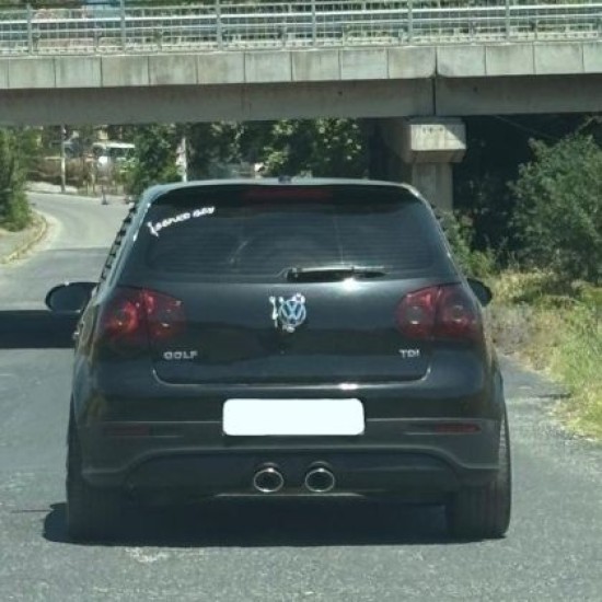 Πρόσθετο πίσω προφυλακτήρα για Vw Golf 5 - R32 design
