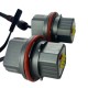 40W led για γνήσια angel eyes για BMW E39 / E60 / E53 X5 / E65 / E87 / E63 - λευκό χρώμα - 2τμχ.